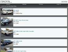 Tablet Screenshot of 1ownercarguy.com